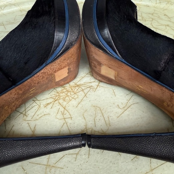 Cole Haan Black Platform Heels - Picture 7 of 11